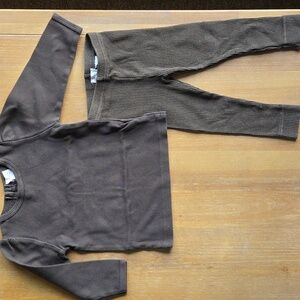 Jamie Kay Organic Legging & Pima Corton Cindy Top Kalamata 6-12M